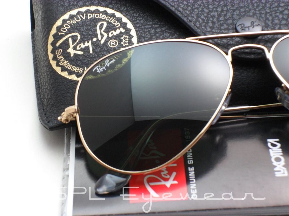 ray ban aviator sunglasses classic ray ban aviator sunglasses classic ray ban aviator green classic g 15 lens gold frame rb3025 w3234